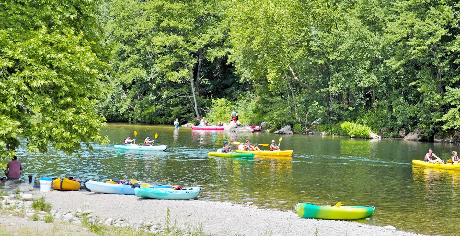 plage privee chassezac lourouchetou 1