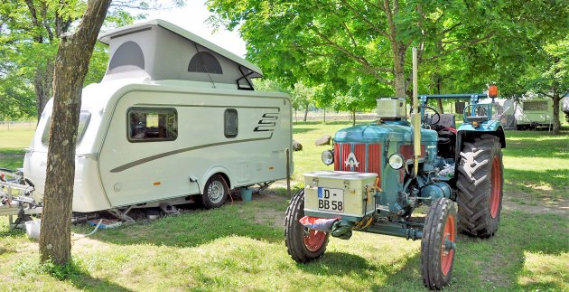 caravane tracteur