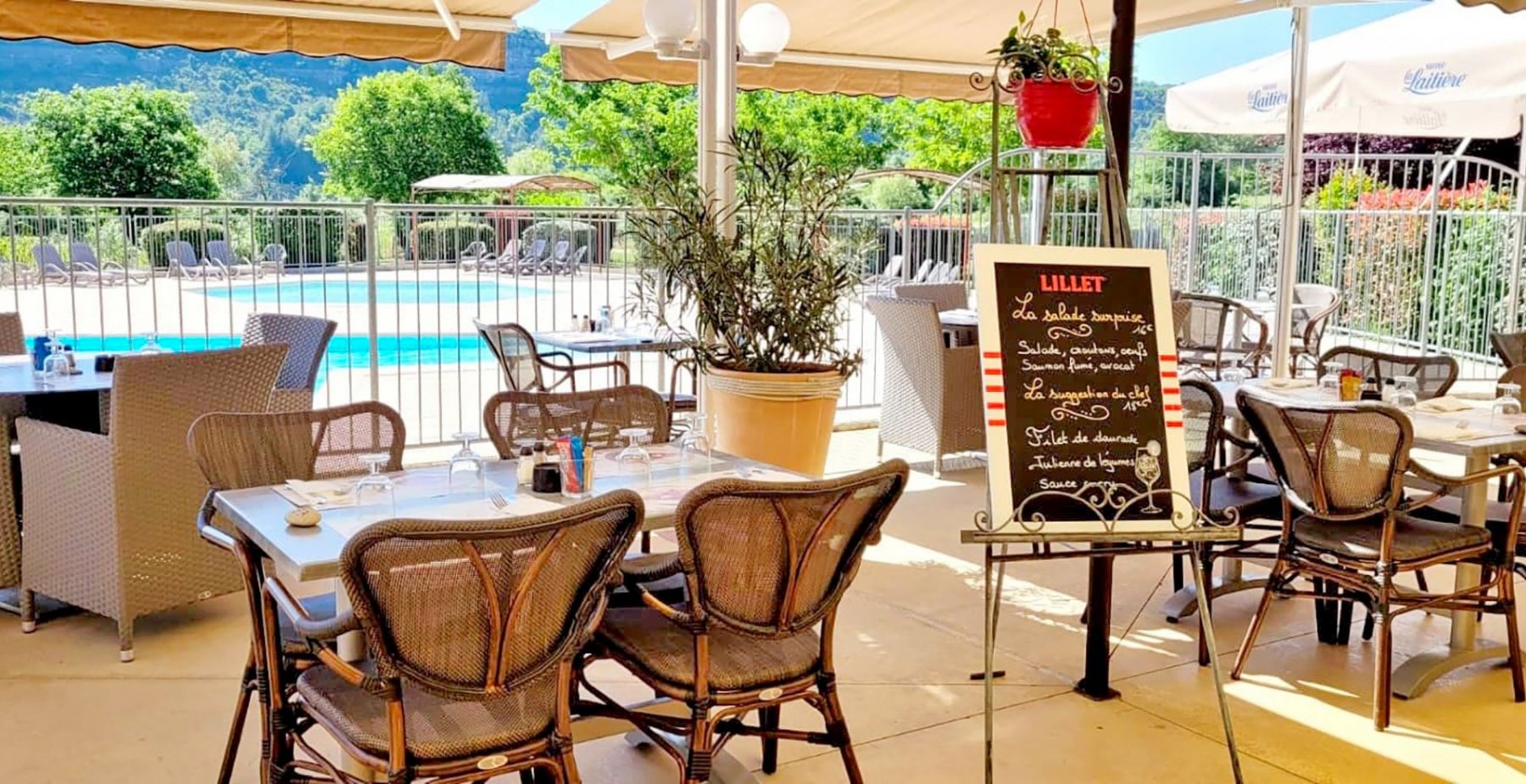 terrasse du restaurant